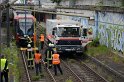 Unfall zwischen zwei KVB Bahnen Koeln Hoehenhaus Im Weidenbruch P263